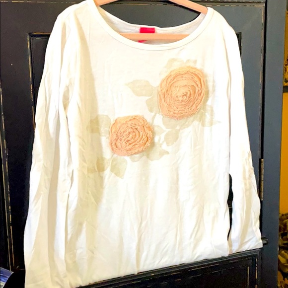 Crewcuts Girls Flower tee - Picture 1 of 4